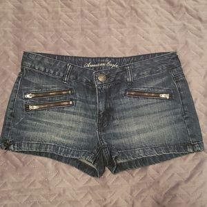 AE Denim Shorts zipper pockets! Sz 10